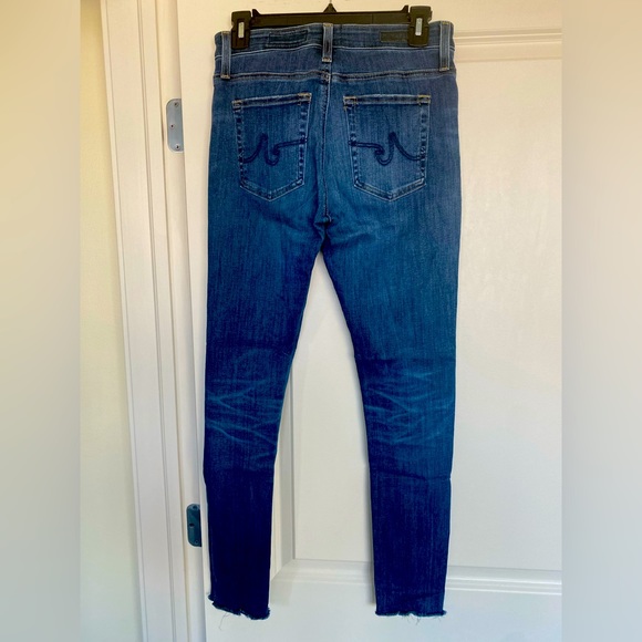 AG Farrah ankle skinny jean with frayed hem - Picture 2 of 5
